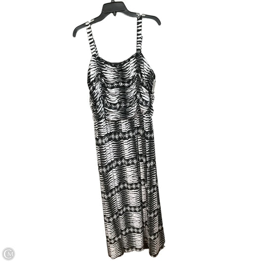 Dress Casual Maxi By Lane Bryant In Black & White, Size: 3x