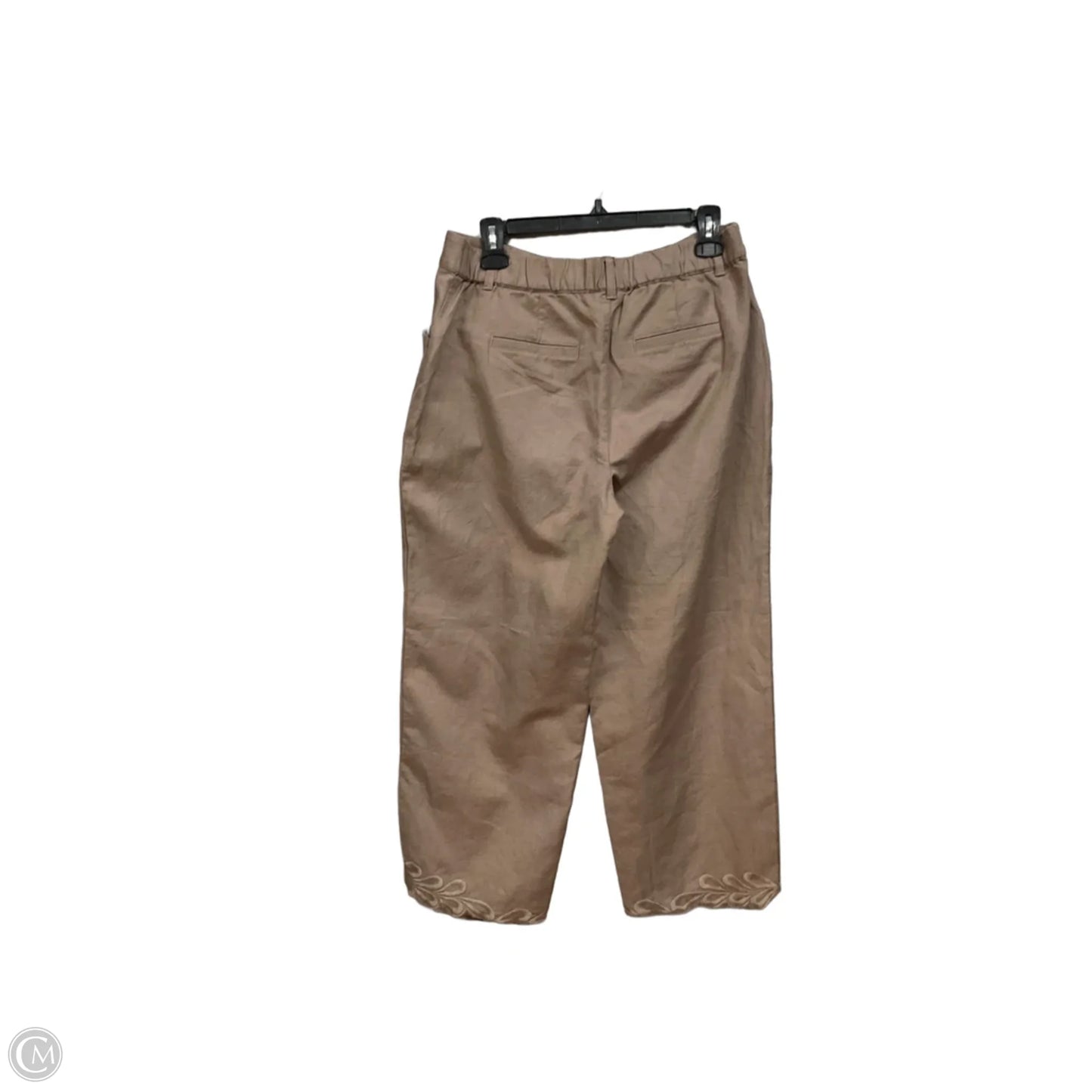 Pants Linen By Chicos In Brown, Size: 6