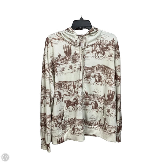 Athletic Jacket By Clothes Mentor In Multi-colored, Size: L