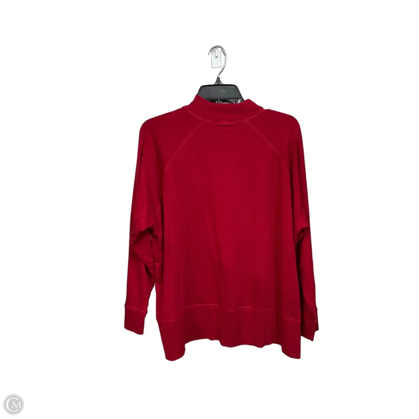 Top Long Sleeve By Eileen Fisher In Red, Size: L