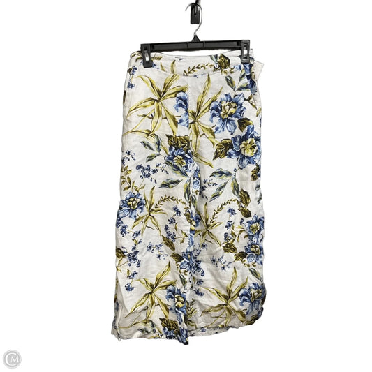 Pants Linen By Joie In Floral Print, Size: S
