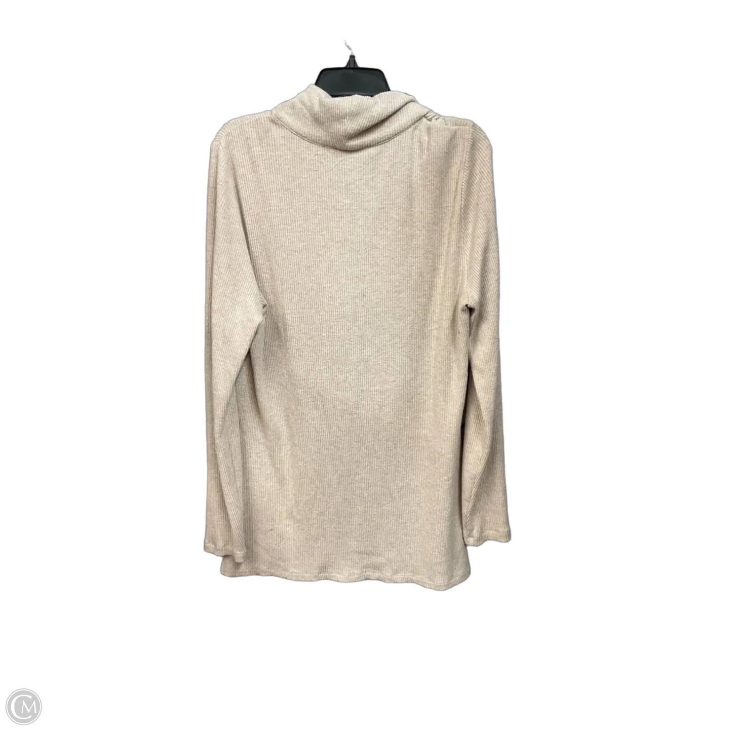 Top Long Sleeve By White House Black Market In Tan, Size: Xl