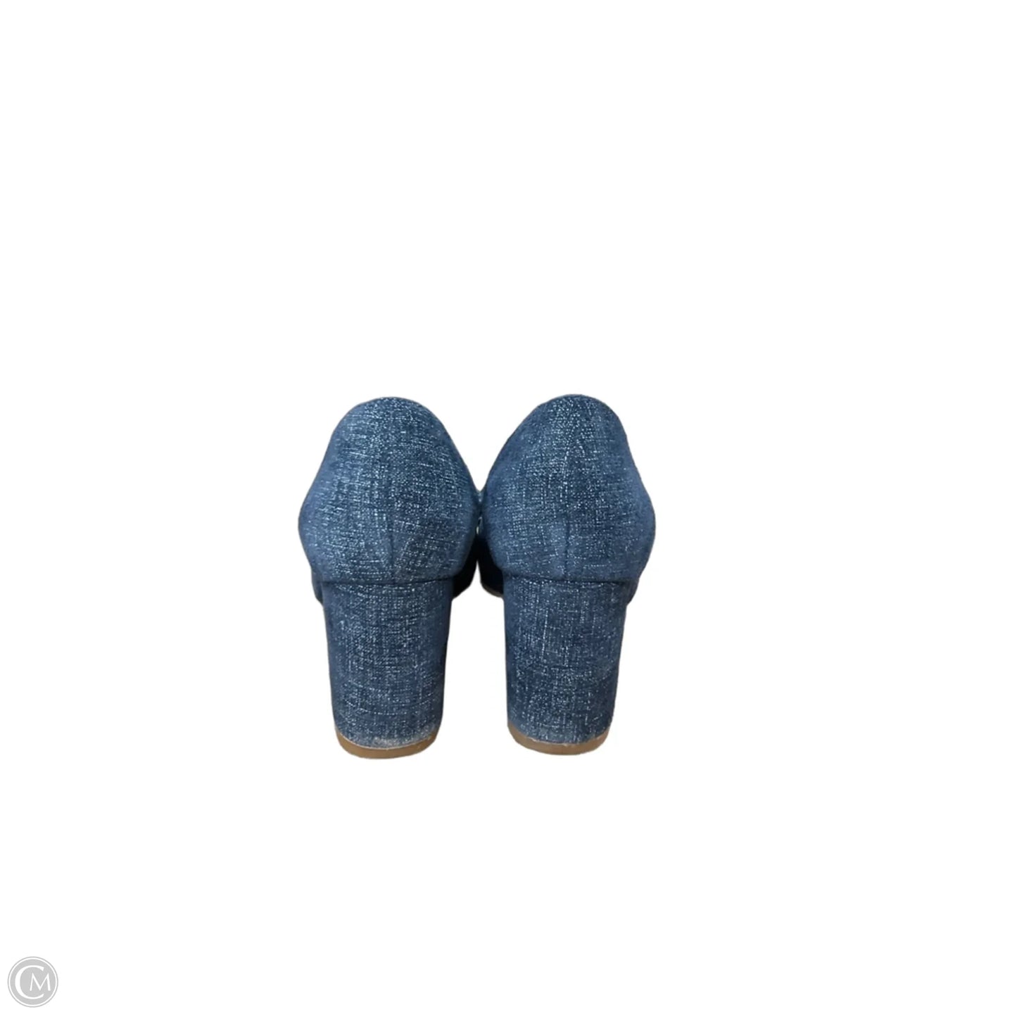 Shoes Designer By Kate Spade In Blue Denim, Size: 6
