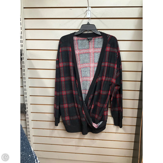 Top Long Sleeve By Torrid In Plaid Pattern, Size: 3x