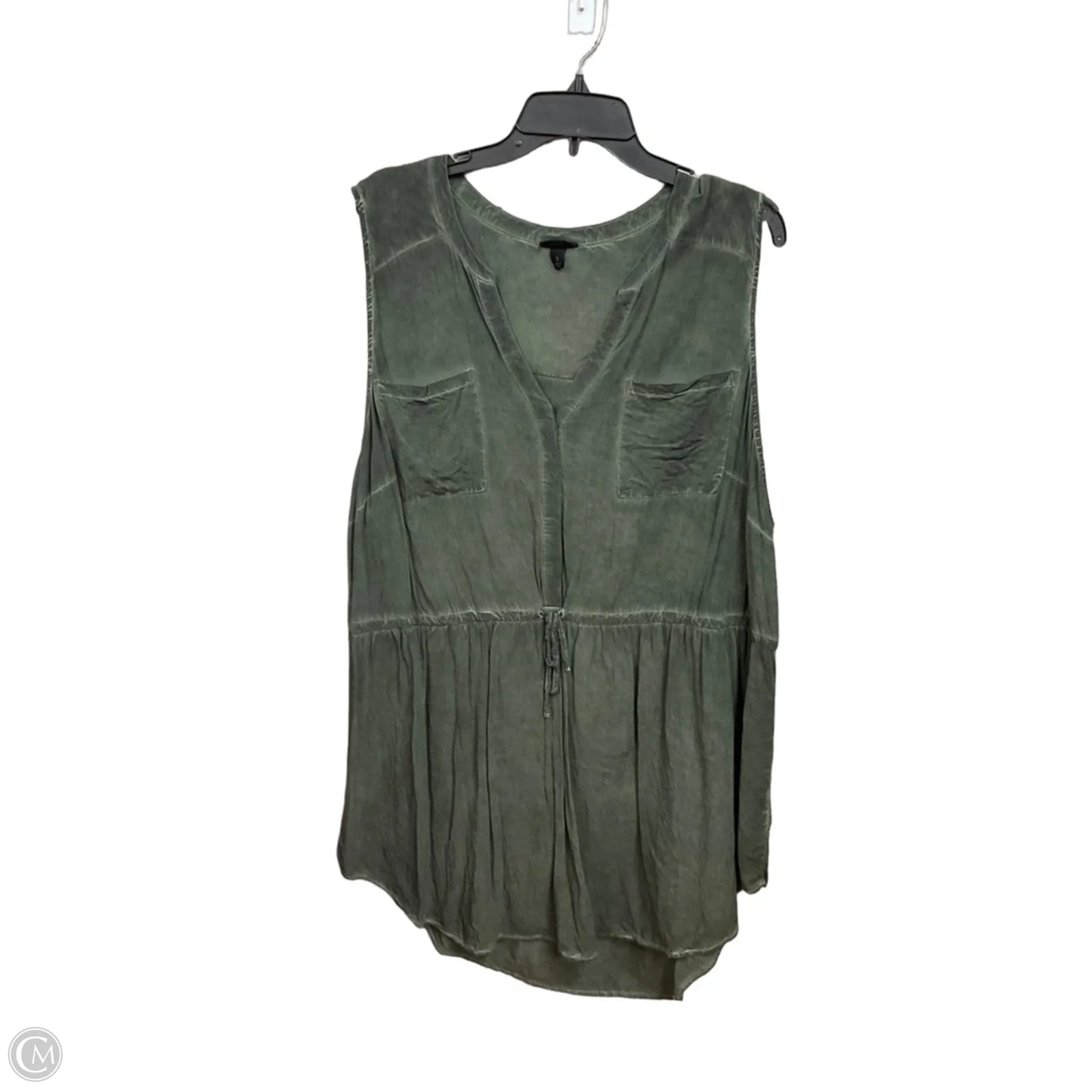 Top Sleeveless By Torrid In Green, Size: 3x