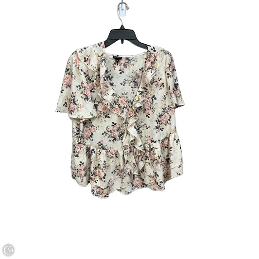 Blouse Short Sleeve By Torrid In Multi-colored, Size: L
