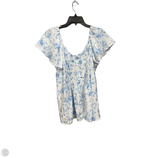 Top Short Sleeve By Torrid In Blue, Size: L