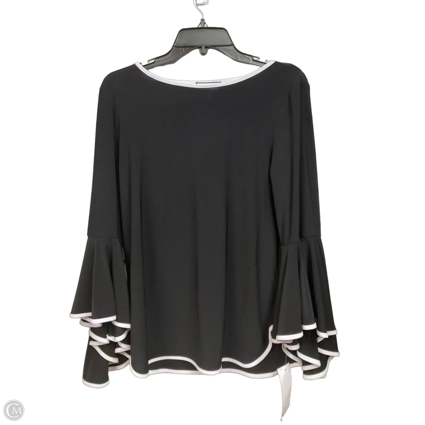 Top Long Sleeve By Sam And Jess In Black, Size: M