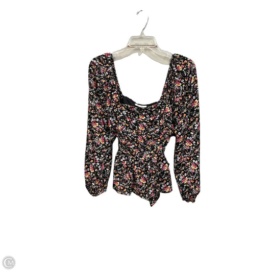 Top Long Sleeve By Entro In Floral Print, Size: S
