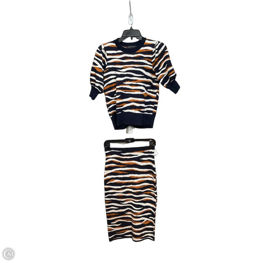 Skirt Set 2pc By Ann Taylor In Multi-colored, Size: Xs