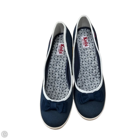 Shoes Heels Wedge By Keds In Blue, Size: 9