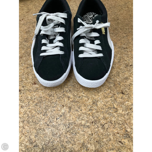 Shoes Athletic By Puma In Black & White, Size: 6