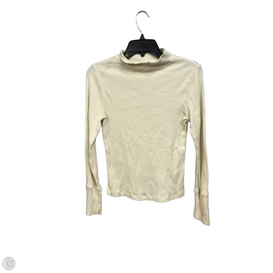 Top Long Sleeve By Free People In Yellow, Size: M