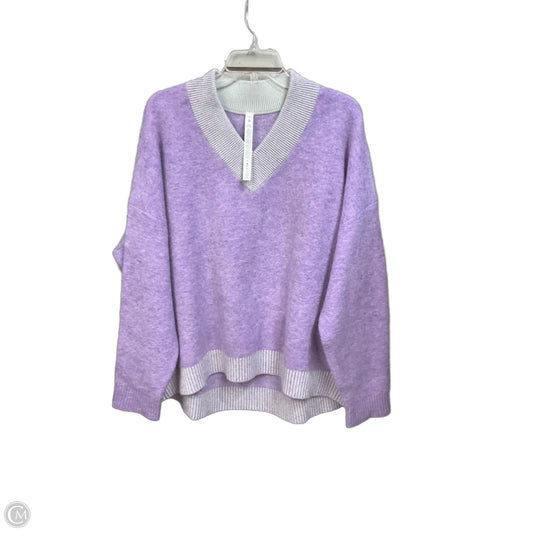 Sweater By Lululemon In Purple, Size: Xl