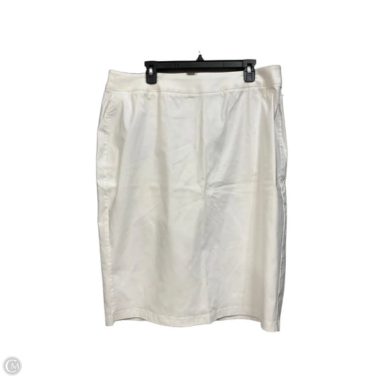 Skirt Maxi By Ashley Stewart In White, Size: 18