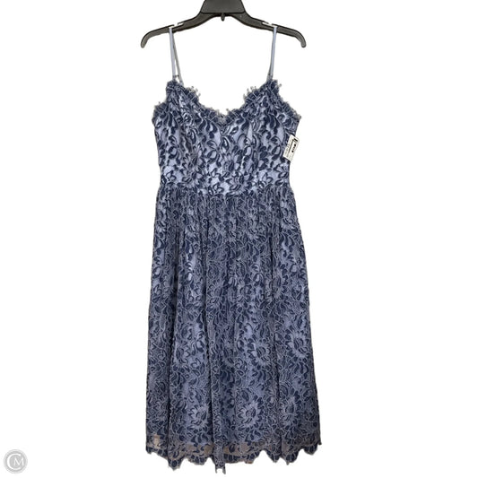 Dress Party Midi By Eliza J In Blue, Size: M