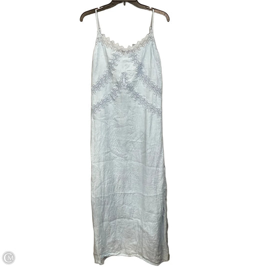 Dress Casual Maxi By J. Crew In Blue, Size: L
