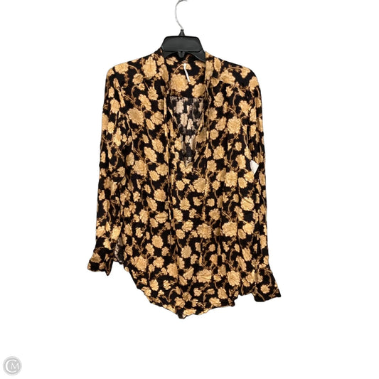 Top Long Sleeve By Free People In Multi-colored, Size: S