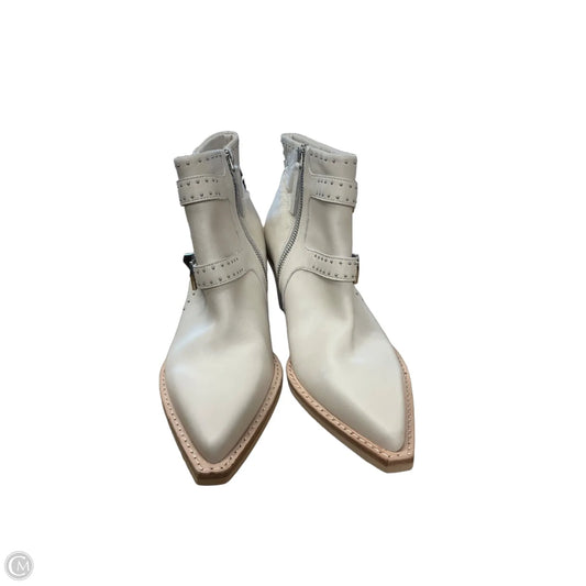Boots Ankle Heels By Dolce Vita In Cream, Size: 9