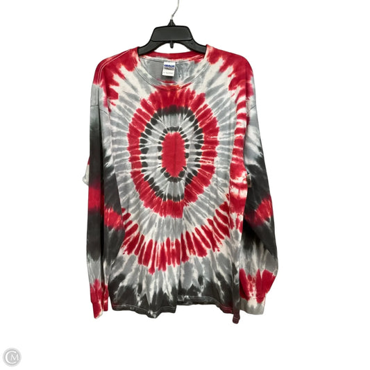 Top Long Sleeve By Gildan In Multi-colored, Size: Xl