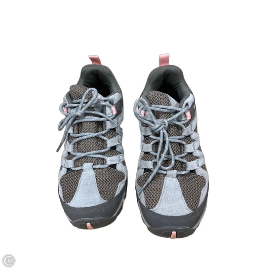 Shoes Hiking By Merrell In Grey, Size: 10