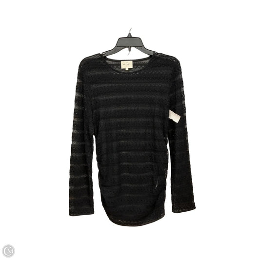Top Long Sleeve Designer By Sezane In Black, Size: Xl