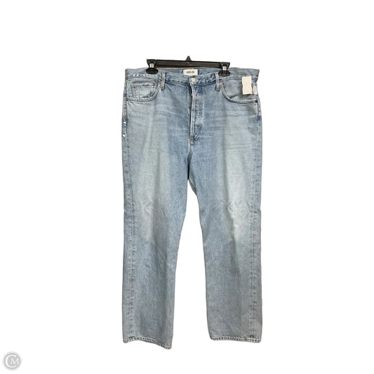 Jeans Designer By Agolde In Blue Denim, Size: 14