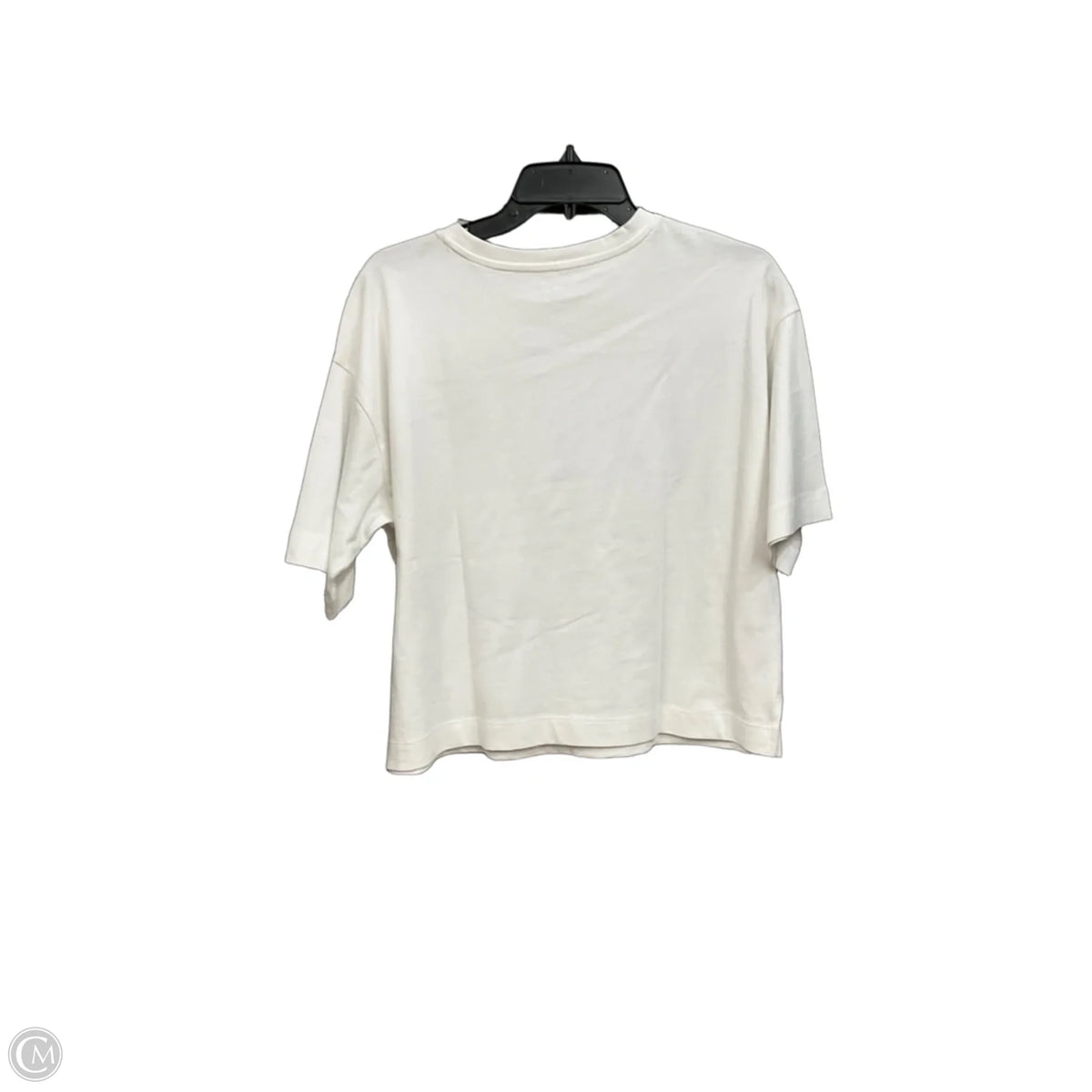 Top Short Sleeve Basic By Loft In White, Size: S