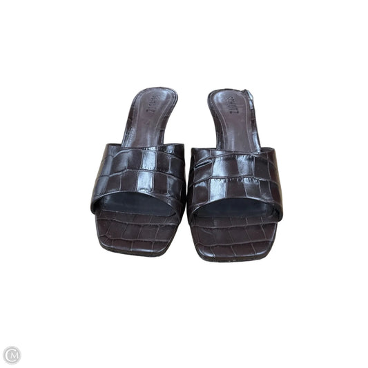 Shoes Heels Kitten By Schutz In Brown, Size: 9.5