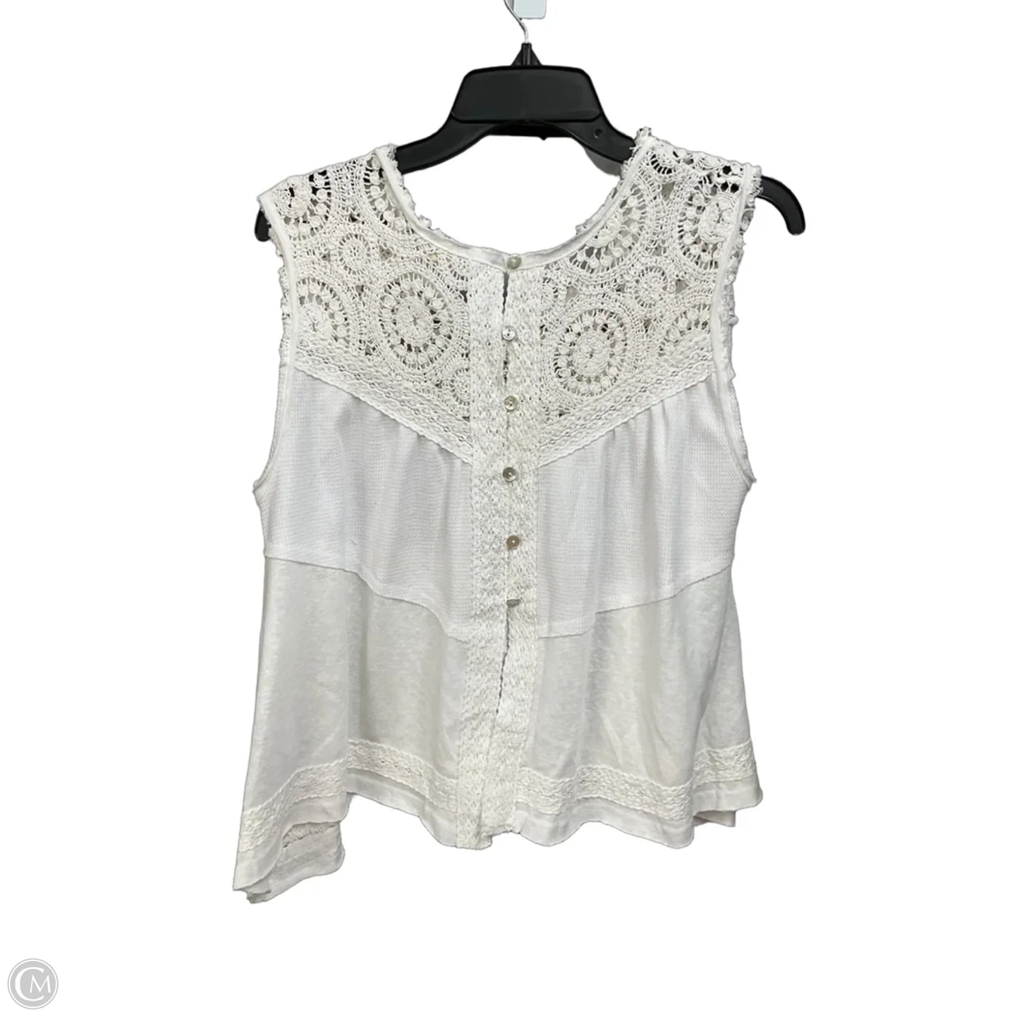 Tank Top By Pol In White, Size: S