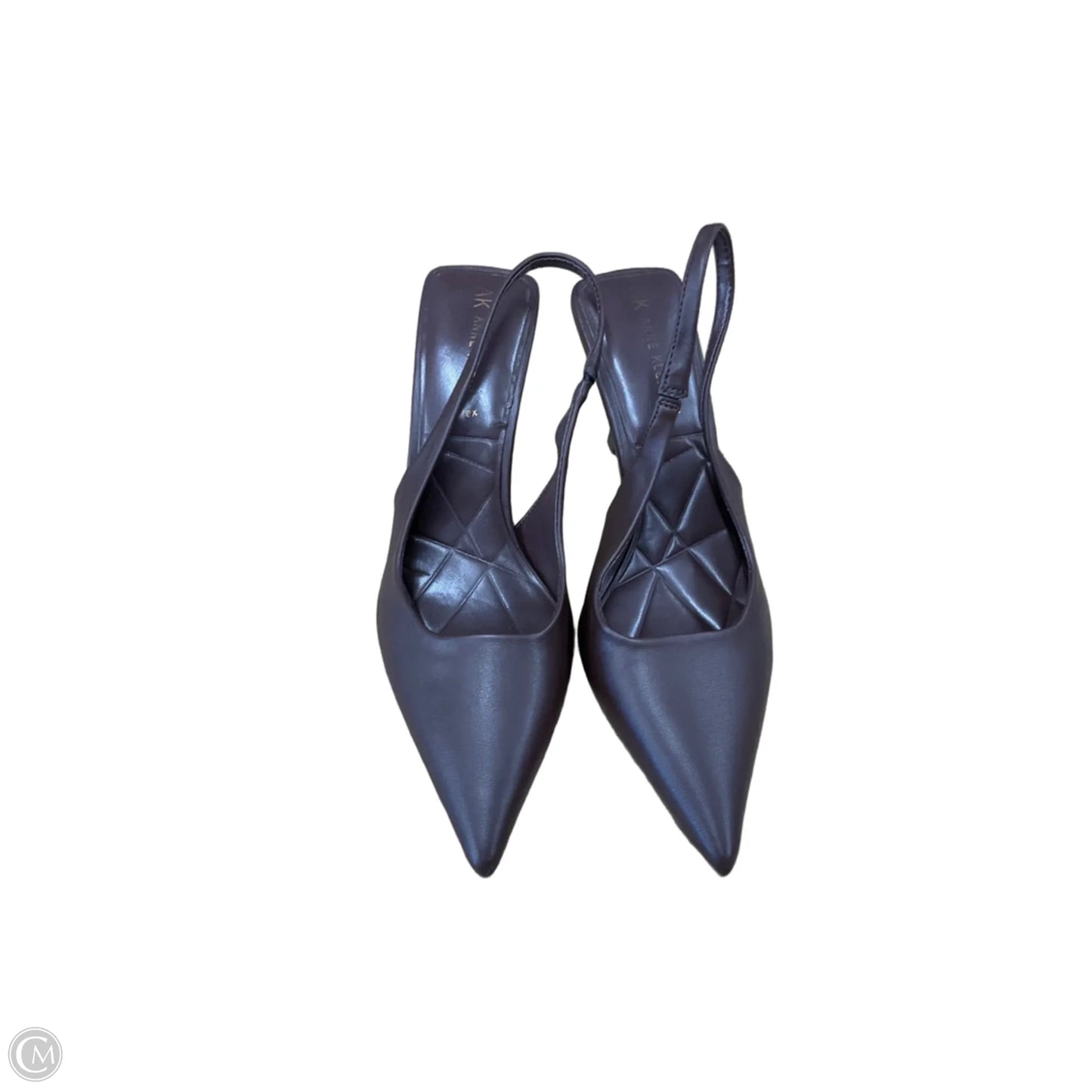 Shoes Heels Kitten By Anne Klein In Brown, Size: 6.5