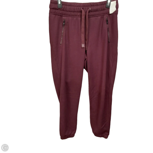Athletic Pants By Athleta In Maroon, Size: S