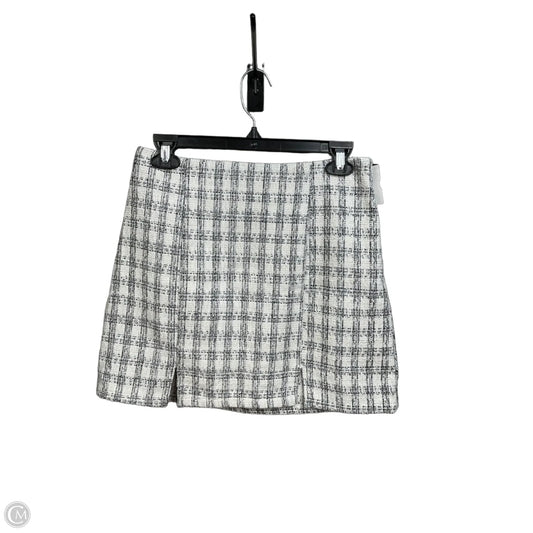 Skirt Mini & Short By Blue Rain In Plaid Pattern, Size: M