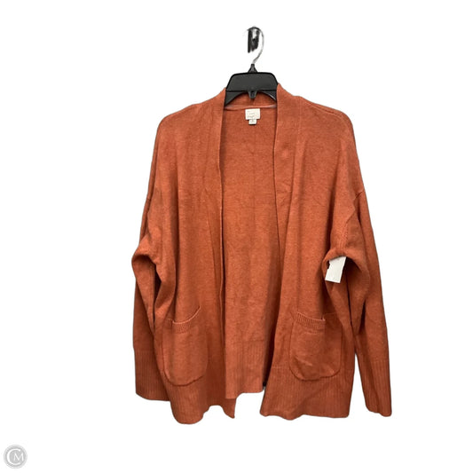 Cardigan By A New Day In Orange, Size: L