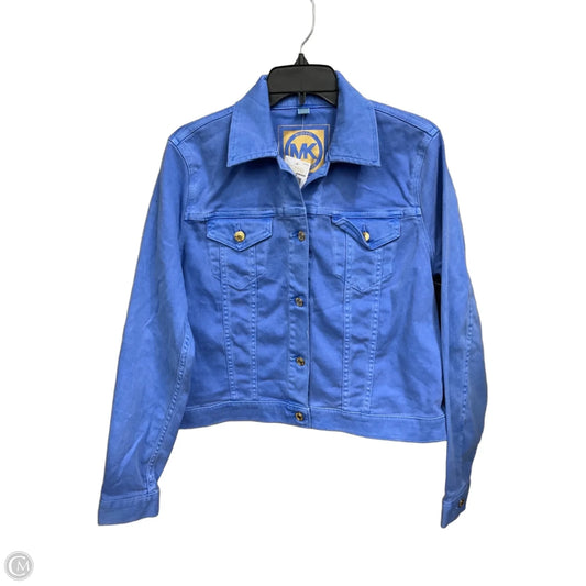 Jacket Denim By Michael By Michael Kors In Blue Denim, Size: L
