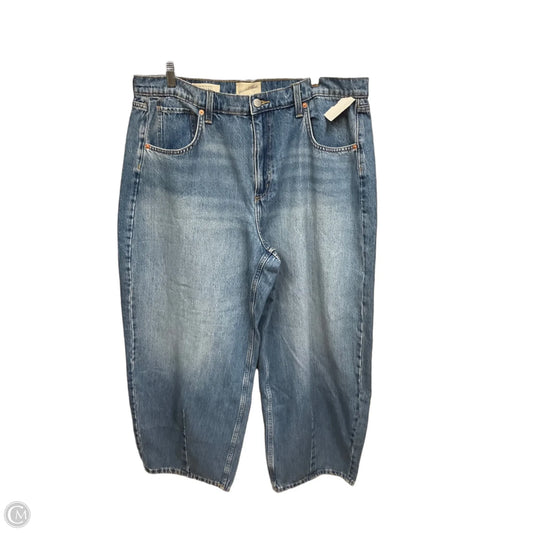 Jeans Wide Leg By Universal Thread In Blue Denim, Size: 16