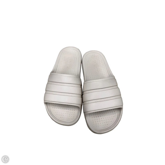 Sandals Flats By Adidas In Tan, Size: 7