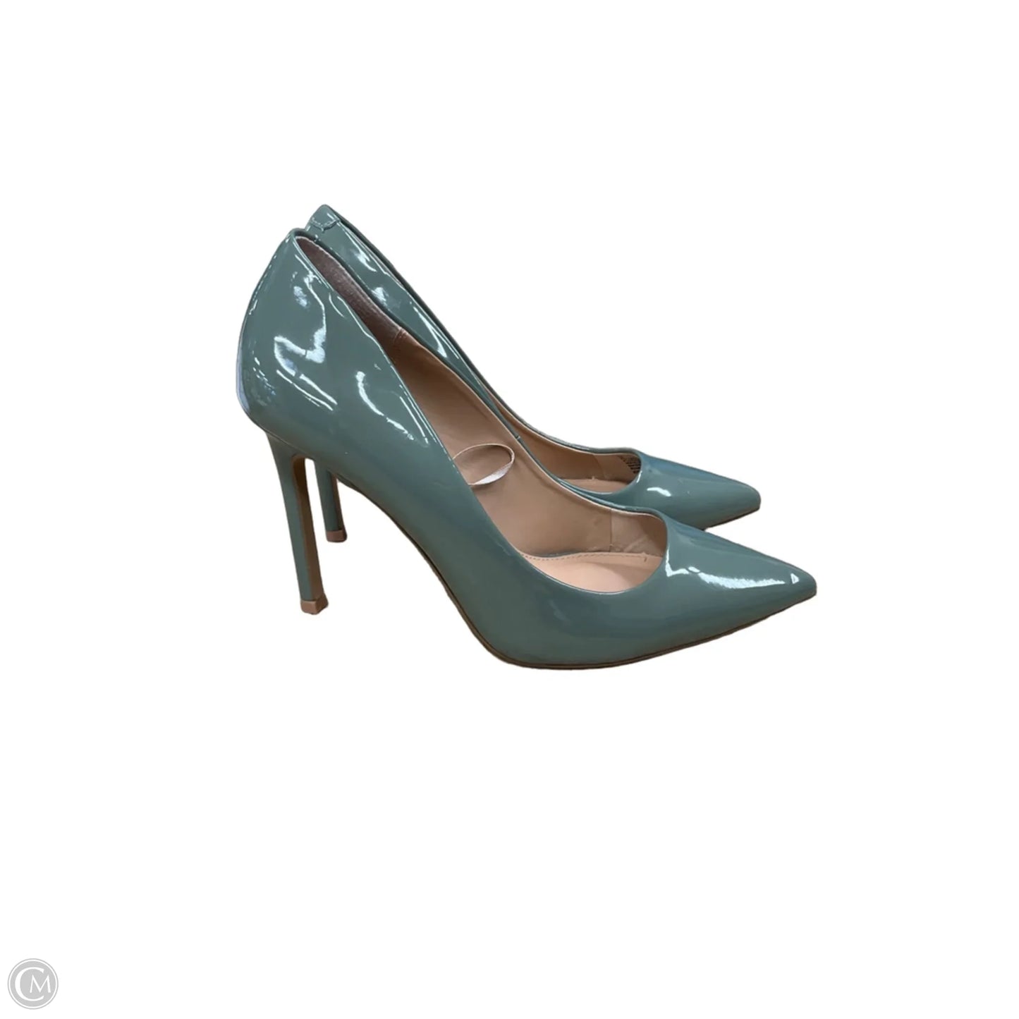 Shoes Heels Kitten By Express In Green, Size: 10