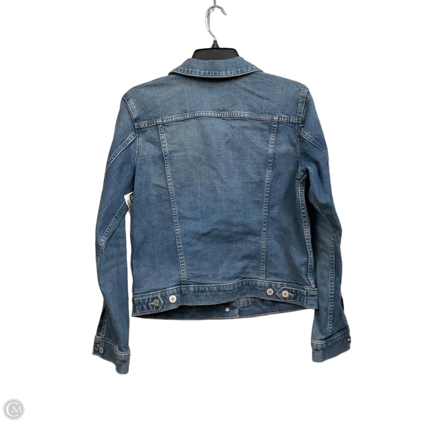 Jacket Denim By Lucky Brand In Blue Denim, Size: M
