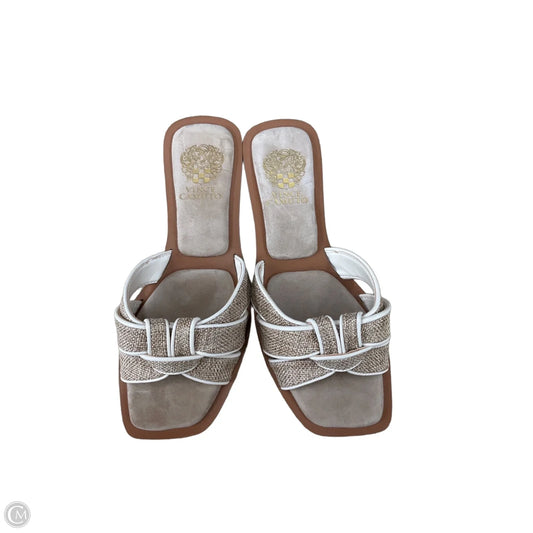 Sandals Flats By Vince Camuto In Tan, Size: 7.5
