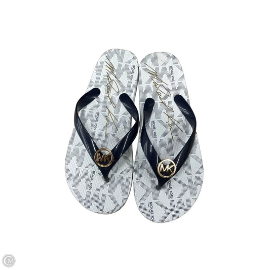 Sandals Flats By Michael By Michael Kors In Blue, Size: 7
