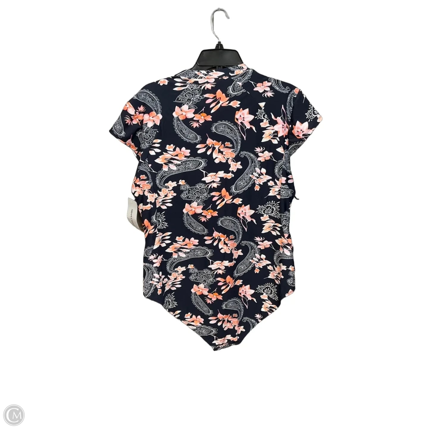 Swimsuit By Clothes Mentor In Navy, Size: 3x