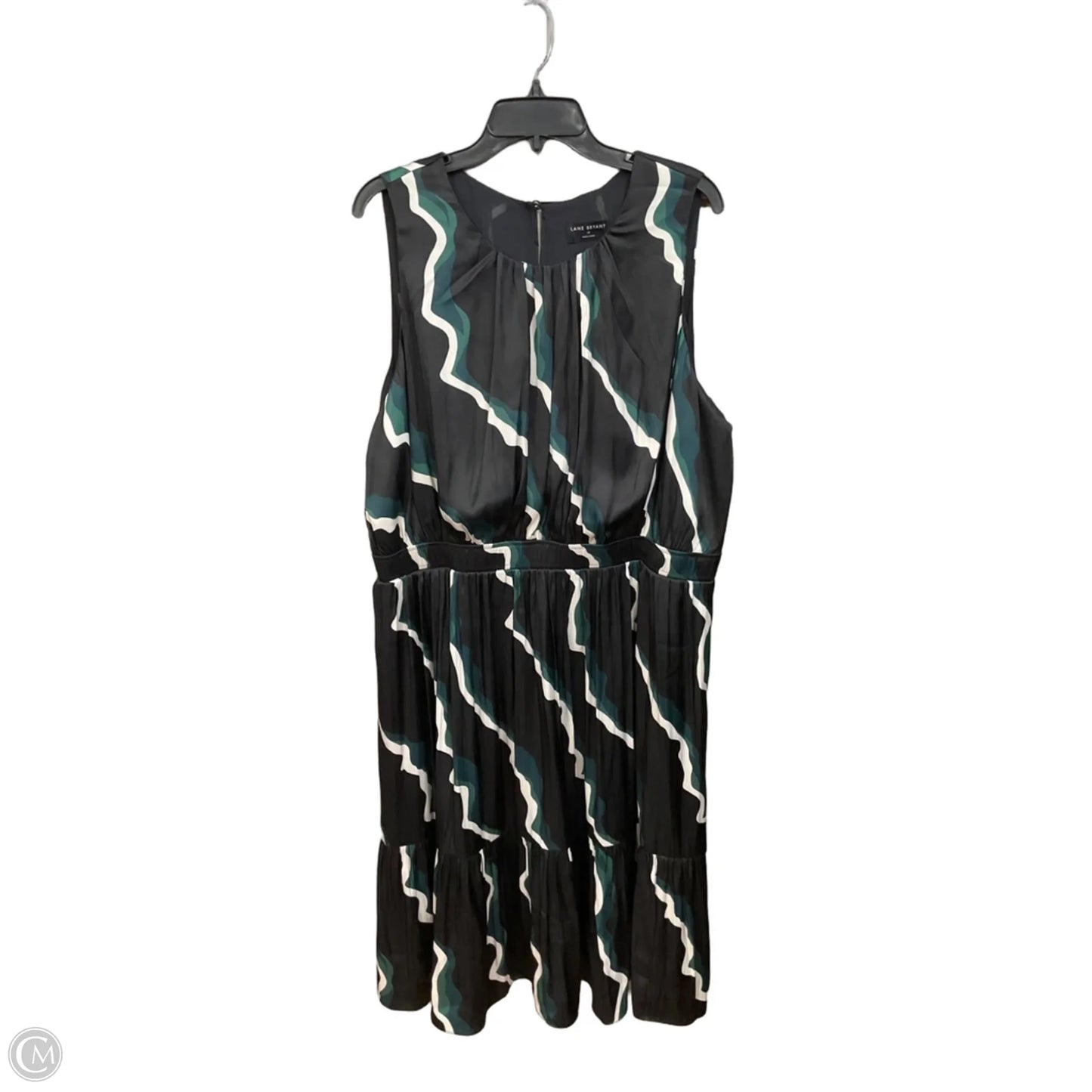 Dress Casual Midi By Lane Bryant In Black, Size: Xxl