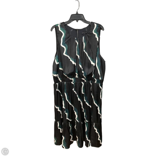 Dress Casual Midi By Lane Bryant In Black, Size: Xxl