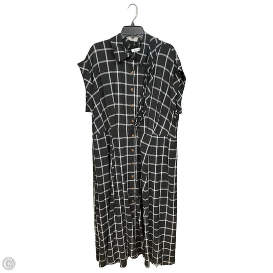 Dress Casual Midi By Calvin Klein In Black, Size: 2x