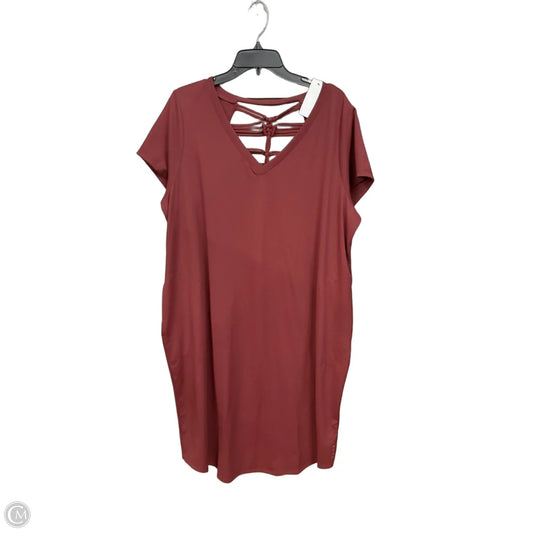 Dress Casual Maxi By Lane Bryant In Maroon, Size: 2x