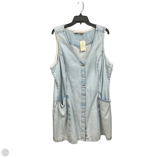 Dress Casual Short By Levis In Blue Denim, Size: 3x
