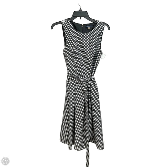 Dress Casual Midi By Tommy Hilfiger In Black & White, Size: Xs