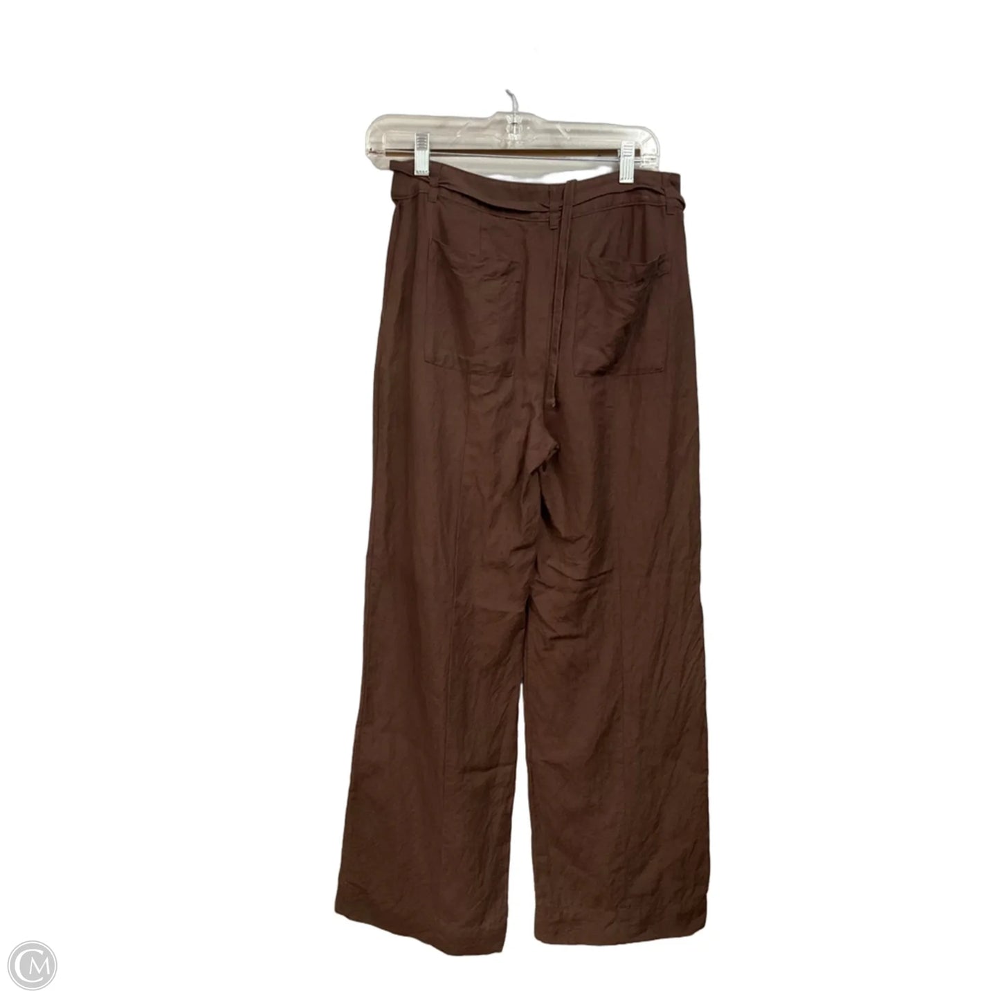 Pants Linen By Loft In Brown, Size: Xs