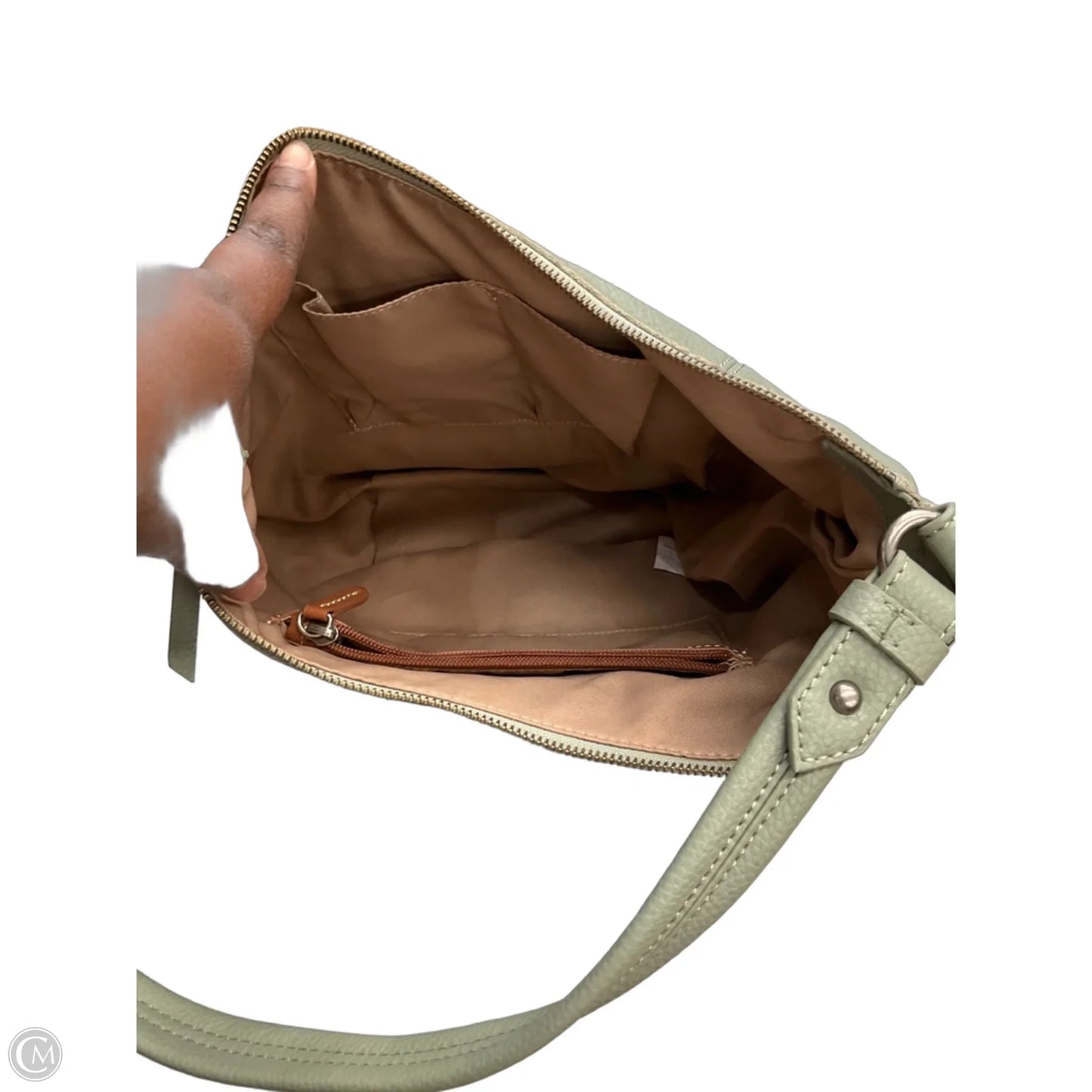 Handbag Leather By The Sak, Size: Medium